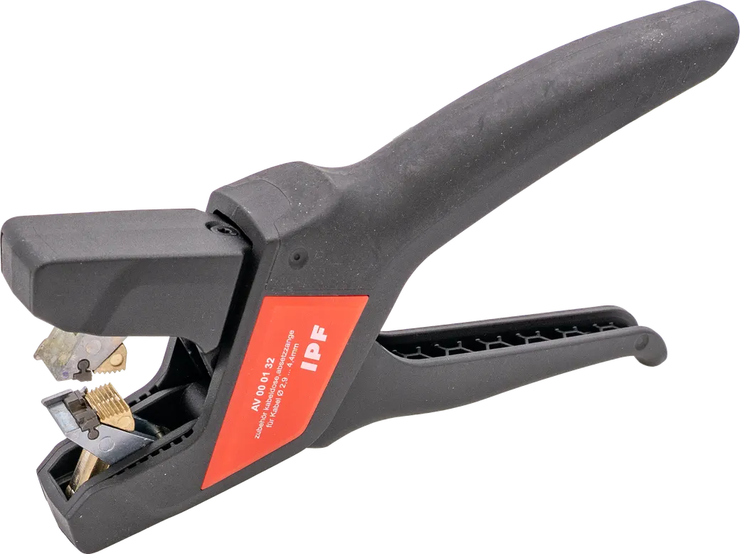 Werkzeug, Abisolierzange, 28x166x102mm, Abisolierbereich Durchmesser 3,2-4,4mm, Kunststoff – Bild 1