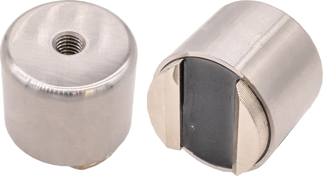 Zubehör, Magnet, Ø35mm, Innenbohrung M8x1,25mm, Stahl verzinkt – Bild 1