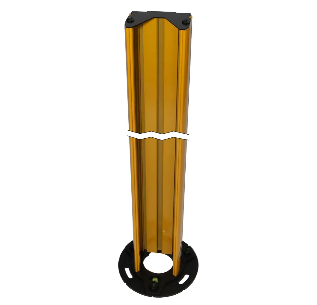 Zubehör Optisch, Schutzgehäuse, 600mm lang, Aluminium, mit Bodenbefestigung – Bild 1