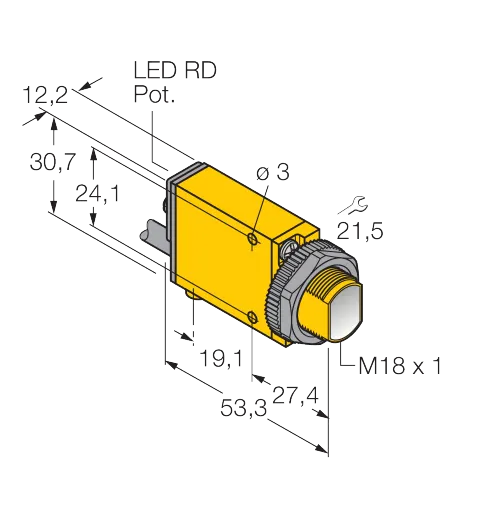 Opto-Sensor Reflexionslichttaster – Bild 1