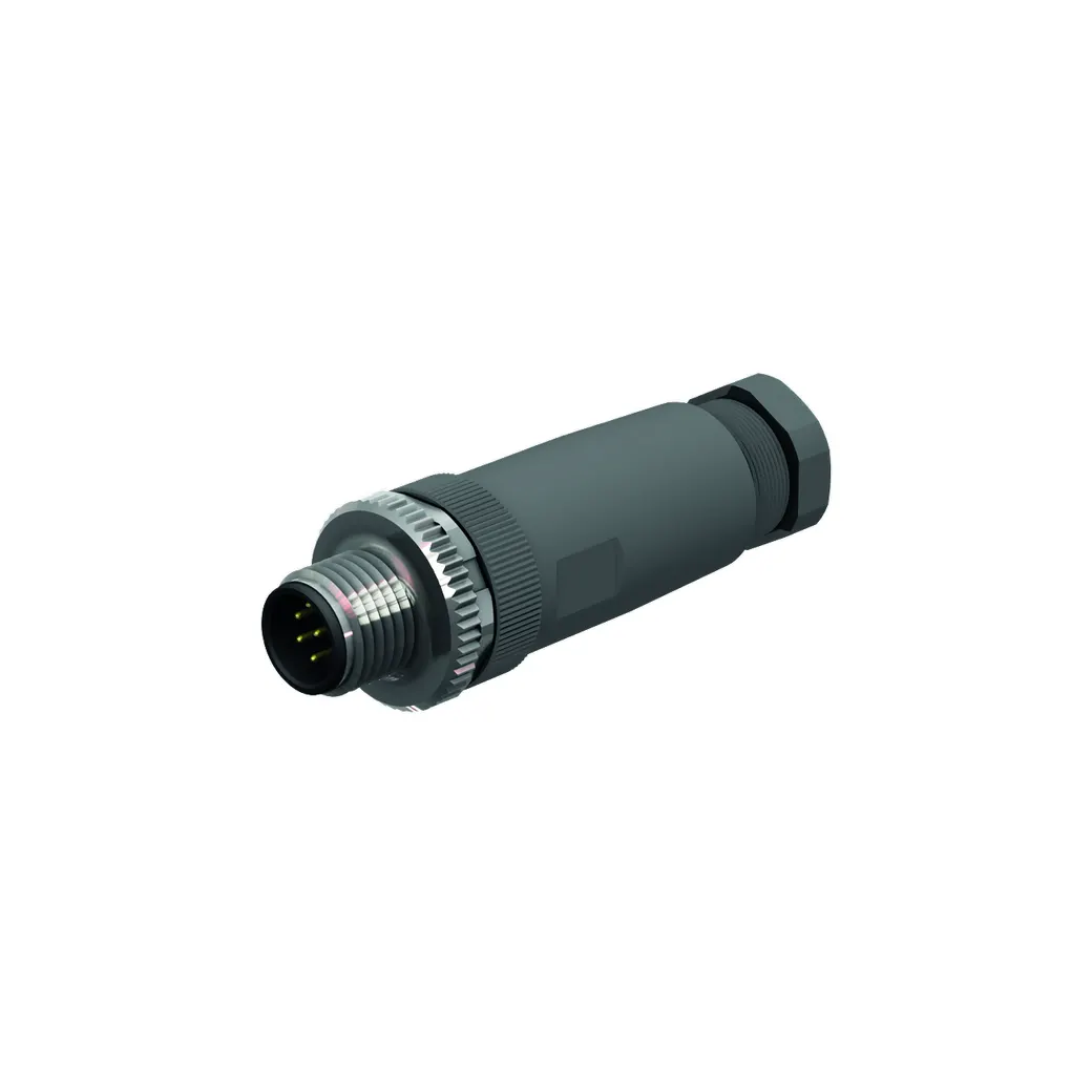 Konfektionierbarer Steckverbinder Stecker M12 × 1, gerade – Bild 1