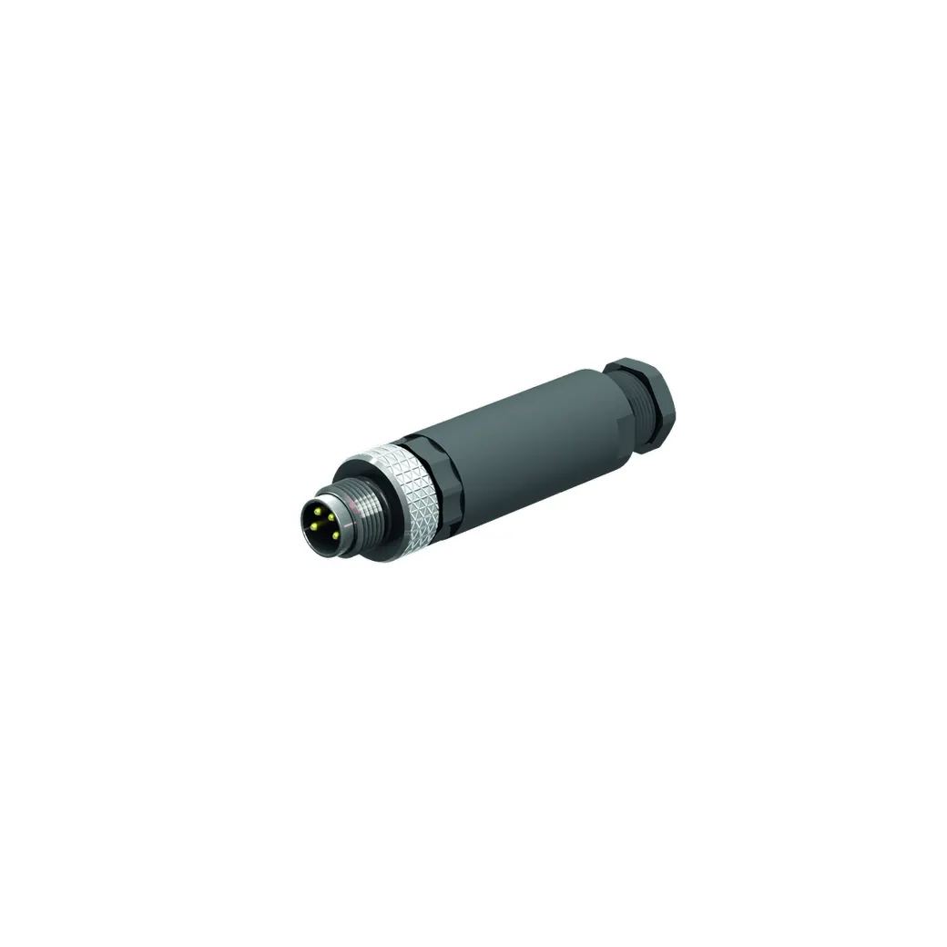 Konfektionierbarer Steckverbinder Stecker M8 x 1/Ø 8 mm, gerade – Bild 1