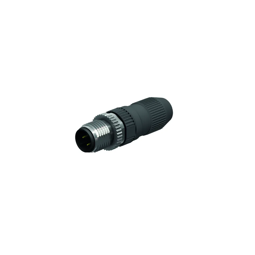 Konfektionierbarer Steckverbinder Stecker M12 × 1, gerade – Bild 1