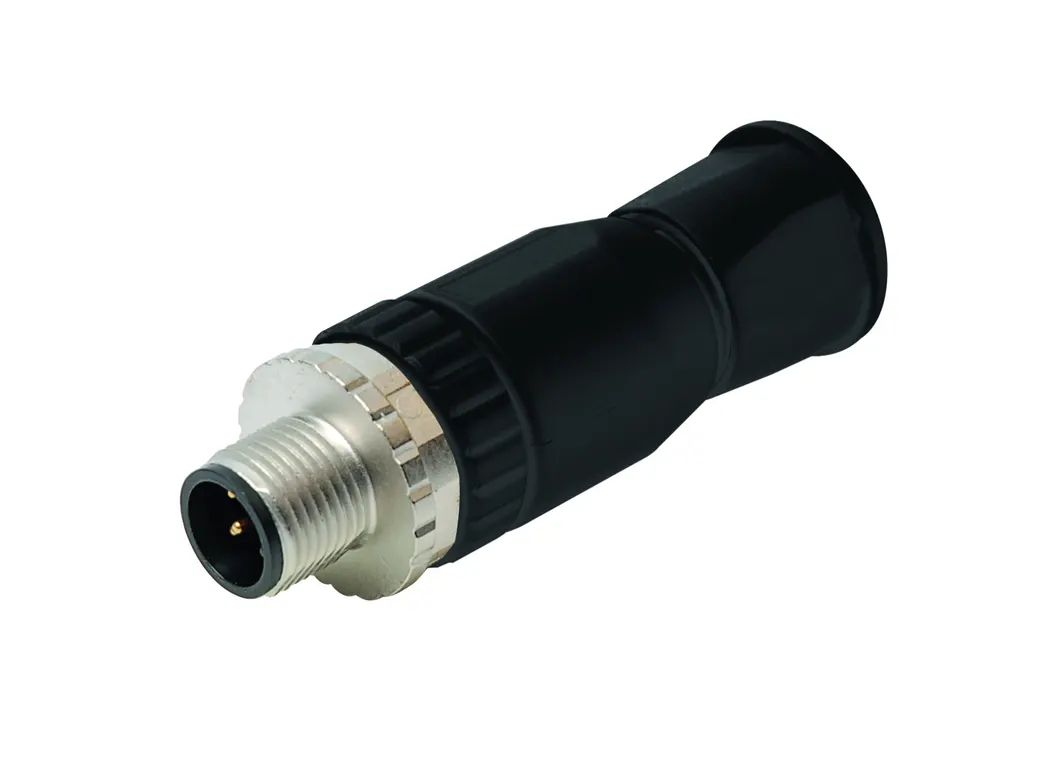Field-Wireable Connector Male Connector M12 × 1, Straight – Image 1