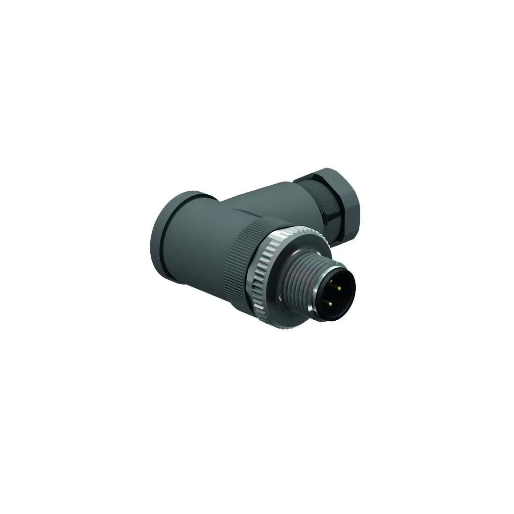 Konfektionierbarer Steckverbinder Stecker M12 × 1, gewinkelt – Bild 1