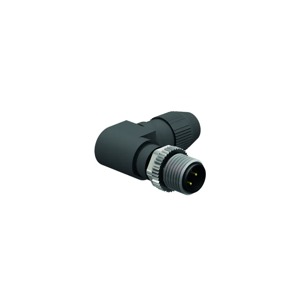 Konfektionierbarer Steckverbinder Stecker M12 × 1, gewinkelt – Bild 1