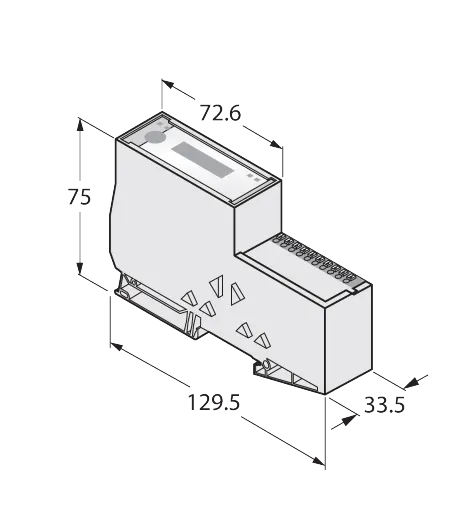 Gateway für das BL20 I/O-System Interface für PROFIBUS-DP mit erweitertem Temperaturbereich – Bild 1