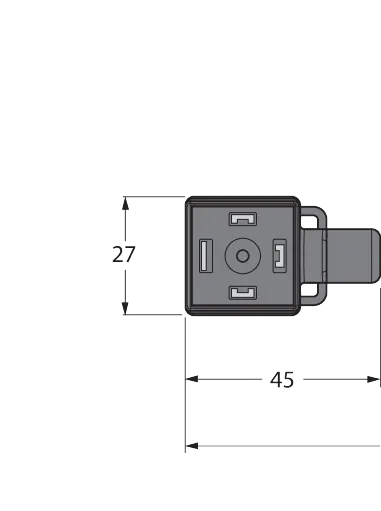 Ventilsteckverbinder Bauform A – Verbindungsleitung – Bild 1