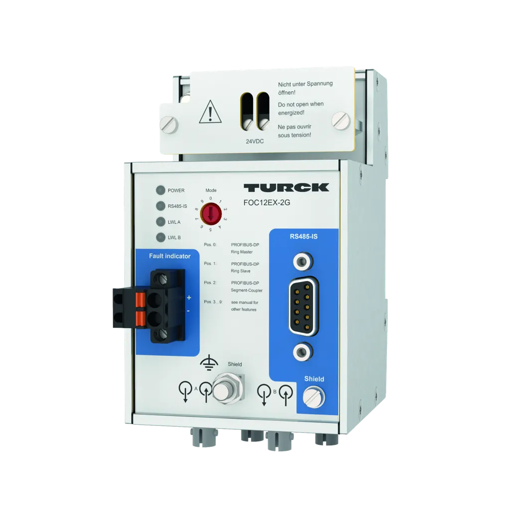I/O-System excom RS485-IS – LWL-Medienkonverter für Zone 1 FOC12Ex-2G – Bild 1