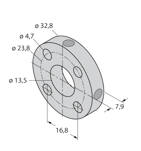 Zubehör Positionsgeber für Linearwegsensoren LTX – Bild 1