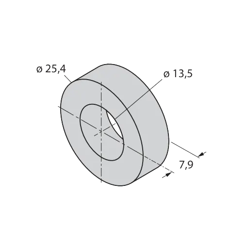 Zubehör Positionsgeber für Linearwegsensoren LTX – Bild 1