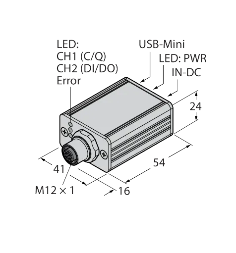IO-Link v1.1 Master mit integrierter USB Schnittstelle 1-kanaliger Betrieb im IOL oder SIO Modus – Bild 1