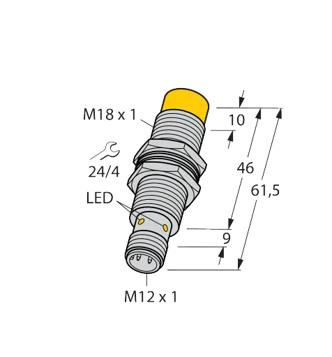 Induktiver Sensor – mit erhöhtem Schaltabstand – Bild 1