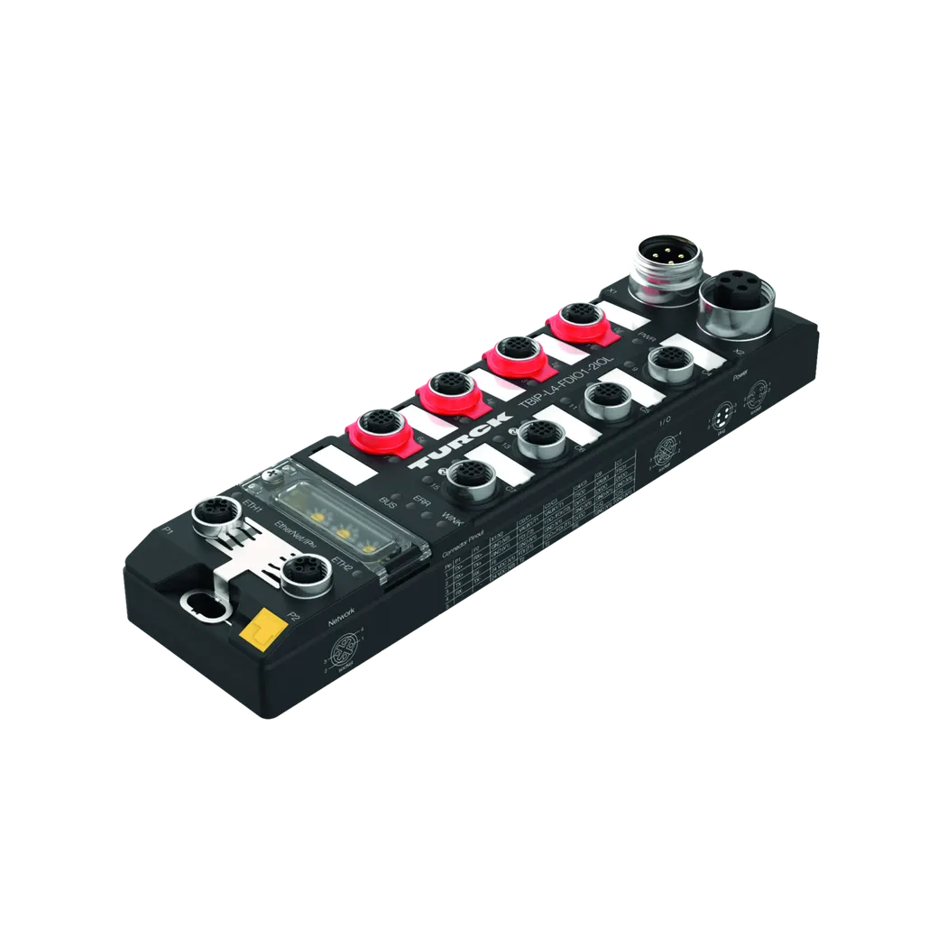 Blockmodul für EtherNet/IP und CIP-Safety sichere digitale Ein- und Ausgänge, standard universelle digitale Kanäle, IO-Link Master Ports – Bild 1