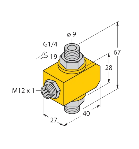 Strömungsüberwachung – Inline-Sensor ohne integrierte Auswerteelektronik – Bild 1
