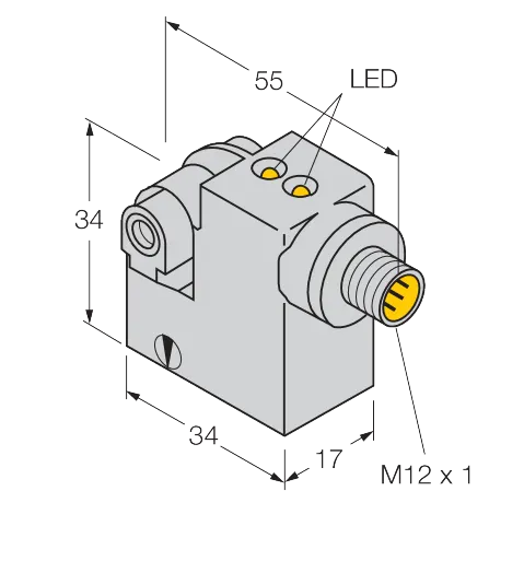 Magnetfeldsensor – für Pneumatikzylinder (magnetfeldfest) – Bild 1