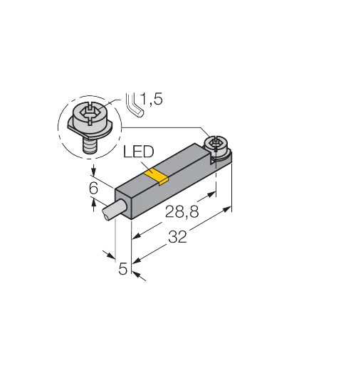 Magnetfeldsensor – für Pneumatikzylinder – Bild 1