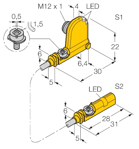 Magnetfeldsensor – für Pneumatikzylinder – Bild 1