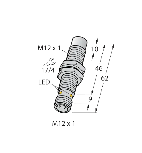 Induktiver Sensor – für die Lebensmittelindustrie – Bild 1