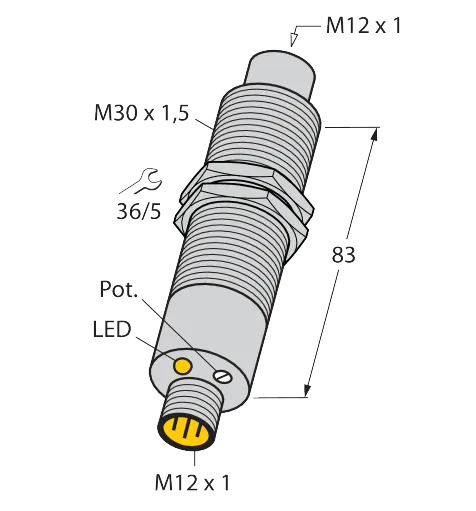 Auswertegerät – für induktiven Sensor bis 250 °C – Bild 1