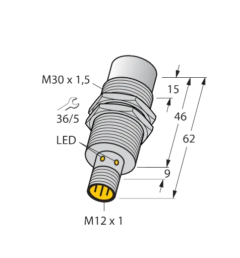 Induktiver Sensor – für die Lebensmittelindustrie – Bild 1