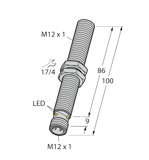 Induktiver Sensor – mit erhöhtem Schaltabstand – Bild 1