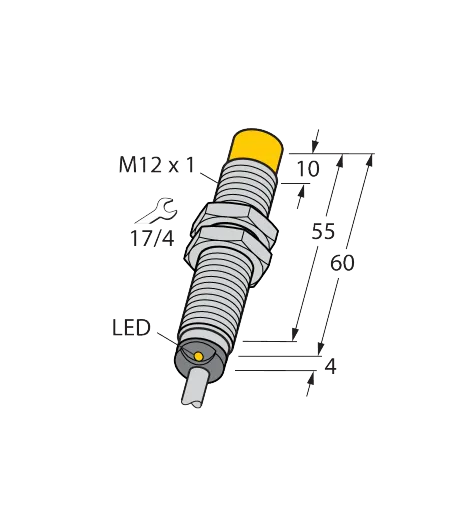 Induktiver Sensor – mit erhöhtem Schaltabstand – Bild 1
