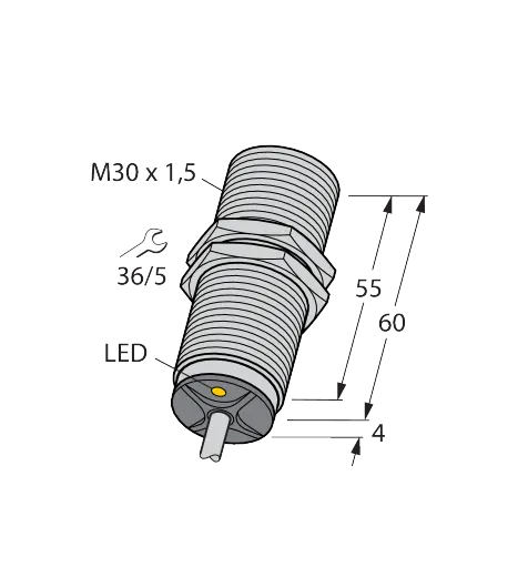 Induktiver Sensor – mit erhöhtem Schaltabstand – Bild 1