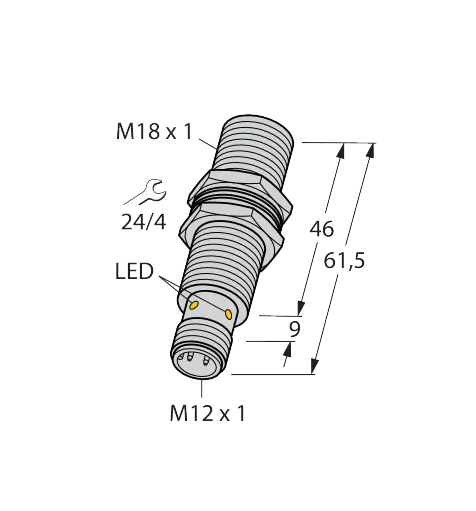 Induktiver Sensor – für die Lebensmittelindustrie – Bild 1