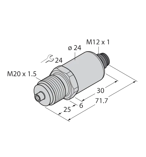Drucktransmitter – mit Spannungsausgang (3-Leiter) – Bild 1