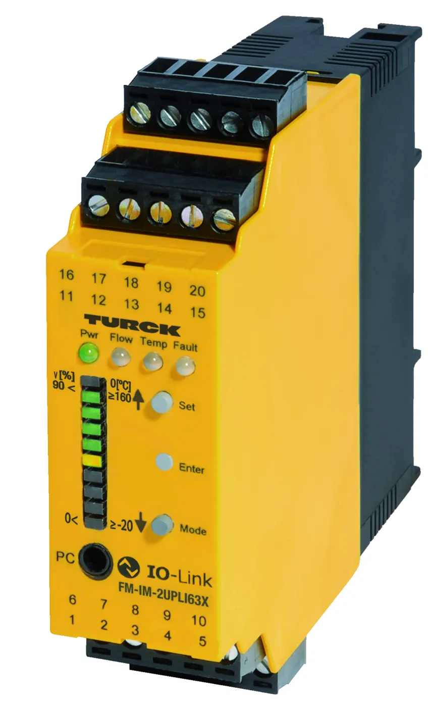 Auswerteeinheit – Für den Anschluss von Strömungssensoren der Serie FCS und FCI IO-Link Device mit Strom- und Transistorschaltausgängen – Bild 1
