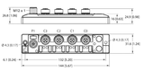 I/O-Hub zur Anbindung digitaler Signale an IO-Link-Master 8 digitale Eingänge, 4 M12 Ports – Bild 2
