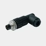 Konfektionierbarer Steckverbinder Stecker M8 x 1/Ø 8 mm, abgewinkelt – Bild 1
