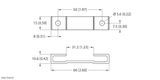 Accessories Mounting Bracket For Linear Position Sensors LI-Q25L – Image 2