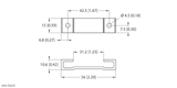 Accessories Mounting Bracket For LI-Q25L Linear Position Sensors (2 Pieces) M2-Q25L – Image 2