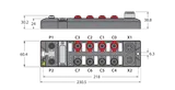 Block Module for EtherNet/IP and CIP Safety Safe Digital Inputs and Outputs, Standard Universal Digital Channels, IO-Link Master Ports – Image 2