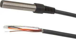 Wegsensor, Magnetisch, M8x0,5 58lang, Relativ, 100µm, Sn: 0,1-2, 24V, Push Pull Pegel, Kabel 4polig 2m PUR (Polyurethan), IP67, VA, 25m/s
