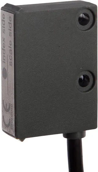 Wegsensor, Magnetisch, 37x25x10mm, Relativ, 250µm, Sn: 5-20, 24V, Push Pull Pegel, Kabel 4polig 2m PUR (Polyurethan), IP67, Kunststoff, 15m/s