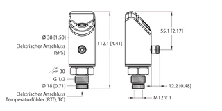Temperaturerfassung – mit 2 Transistorschaltausgängen PNP/NPN