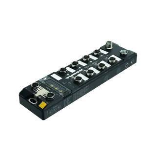 Kompaktes Multiprotokoll-I/O-Modul für Ethernet 8 IO-Link Master Kanäle 4 universelle digitale PNP-Kanäle, 2 A, Kanaldiagnose