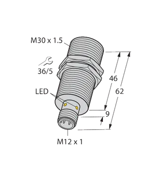 Induktiver Sensor – IO-Link Kommunikation