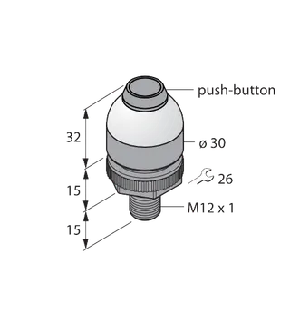 Pick-to-Light – Bestückungssensor Drucktaster für Kommissioniervorgänge