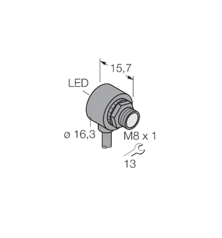 Opto-Sensor Reflexionslichttaster Miniatursensor