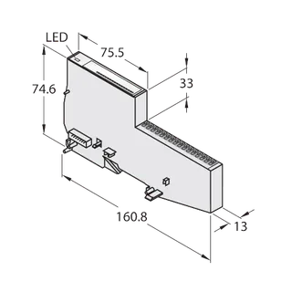 BL20 Economy Modul 16 digitale Eingänge, NPN