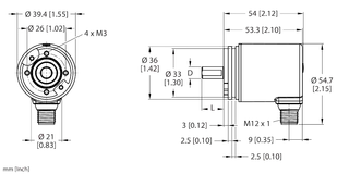 Absoluter Drehgeber - Multiturn Industrial-Line