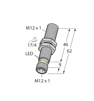 Magnetfeldsensor – Magnetinduktiver Näherungssensor