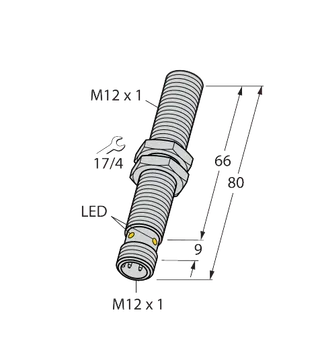 Induktiver Sensor – mit erhöhtem Schaltabstand