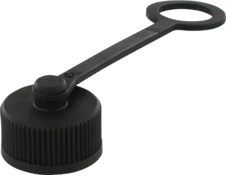 Schutzkappe für M12 Stecker inkl. Halteband L=60mm, 12,5mm